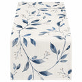 Caminero de Mesa con Hojas Azules 180x33 cm