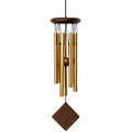 Campana de Viento Tubular Dorada de 85 cm para Exterior
