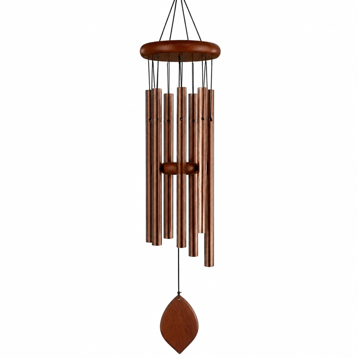 Campana de Viento de Metal Marrón 75cm