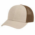 Gorra Trucker Beige y Marrón con Malla