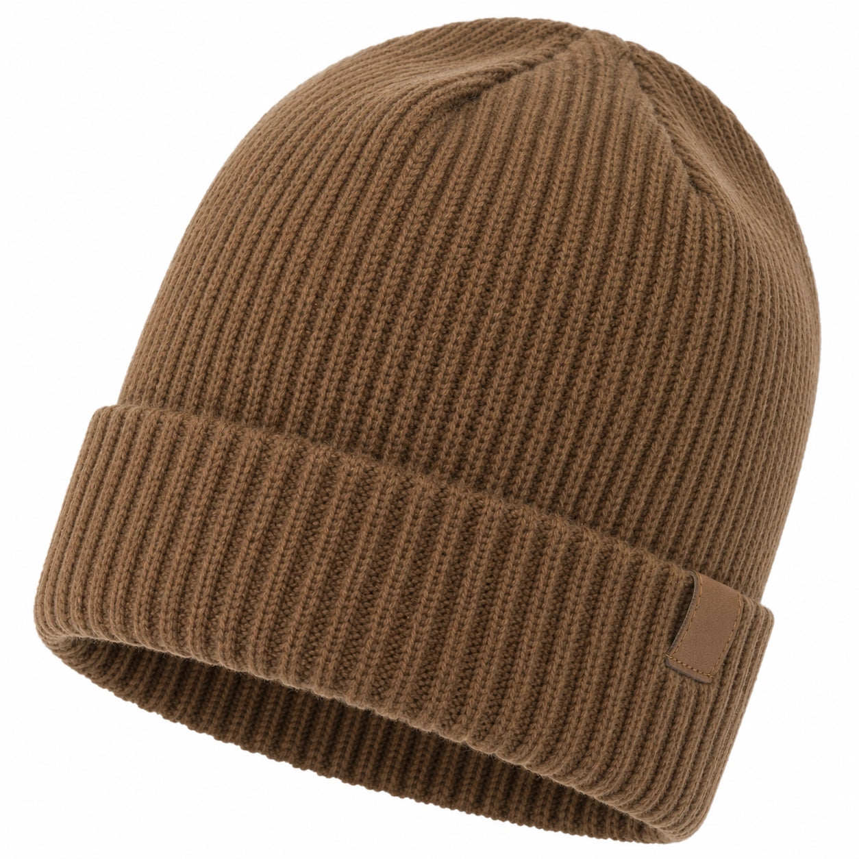 Gorro de Punto Clásico Unisex en Marrón