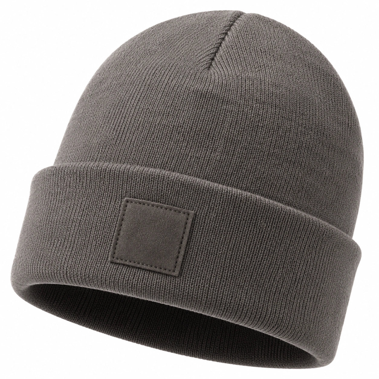 Gorro de Punto Unisex Gris Clásico