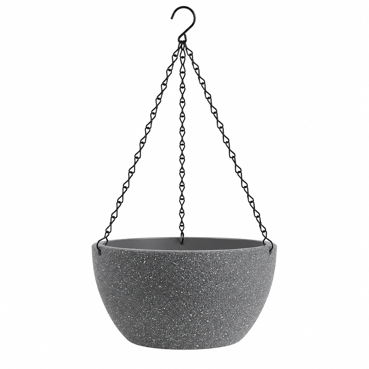 Macetero Colgante Gris para Interior y Exterior