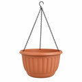 Maceta Colgante Terracota con Cadena Metálica, Diámetro 30 cm