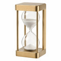 Reloj de Arena Decorativo de Metal Dorado 15 Minutos